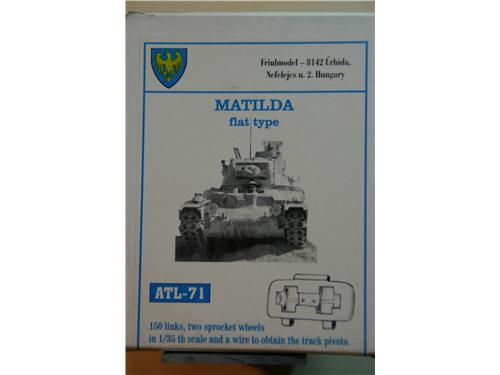 Cingoli in metallo per Matilda flat type - mod. ATL-71 - Friulmodel