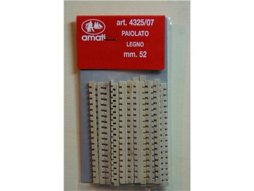 Paiolato in legno 30 pz mm.52 - art. 4325/07 - Amati