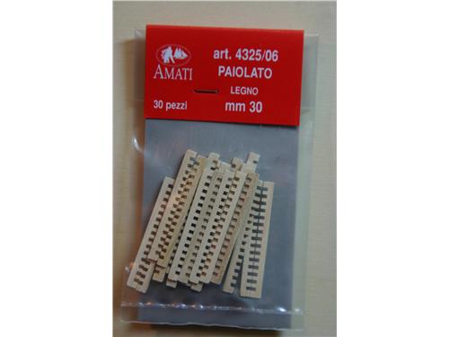 Paiolato in legno fine mm.30 - art. 4325/06 - Amati