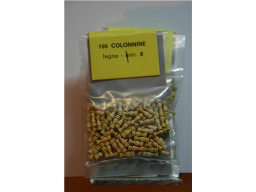 Colonnine in legno mm.8 - Art.4030/8 - Amati