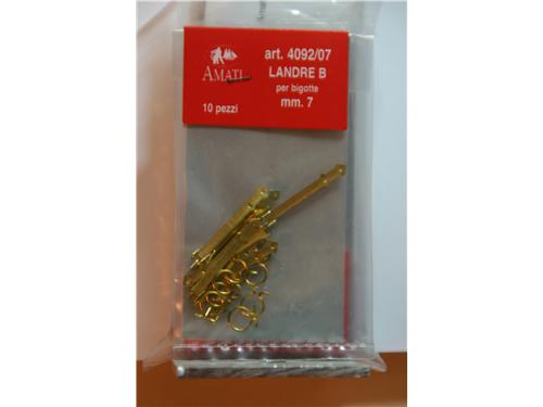 Landre per bigotte mm. 7- art. 4092/07 - Amati