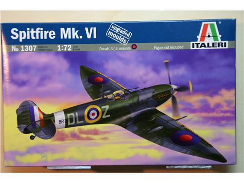 Spitfire MK. VI - art. 1307 - modelli Italeri 1/72
