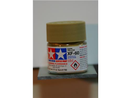 XF-60 - dark yellow - Colori tamiya