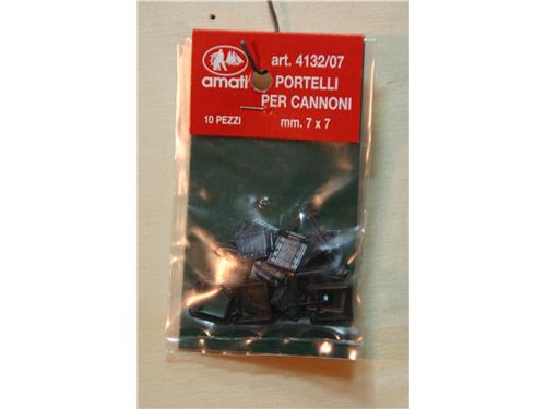 Portelli per cannoni mm. 7X7 - art. 4132/07 - Amati