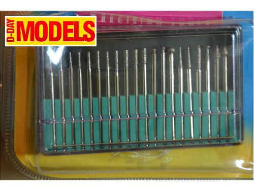 Frese per minitrapano profili diversi  - attrezzi Model Craft