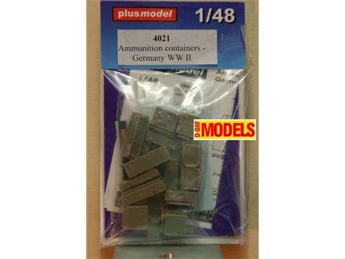Ammunition containers Germany WWII -4021- modelli Plus Model