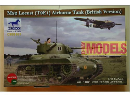 M22 Locust (T9E1) Airborne Tank (British Version) - Kit montaggio carri Bronco Models
